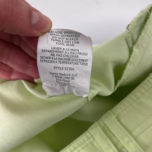 Jamie Sadock Honey Dew-Coloured Cotton Golf Shorts - Picture 10 of 10